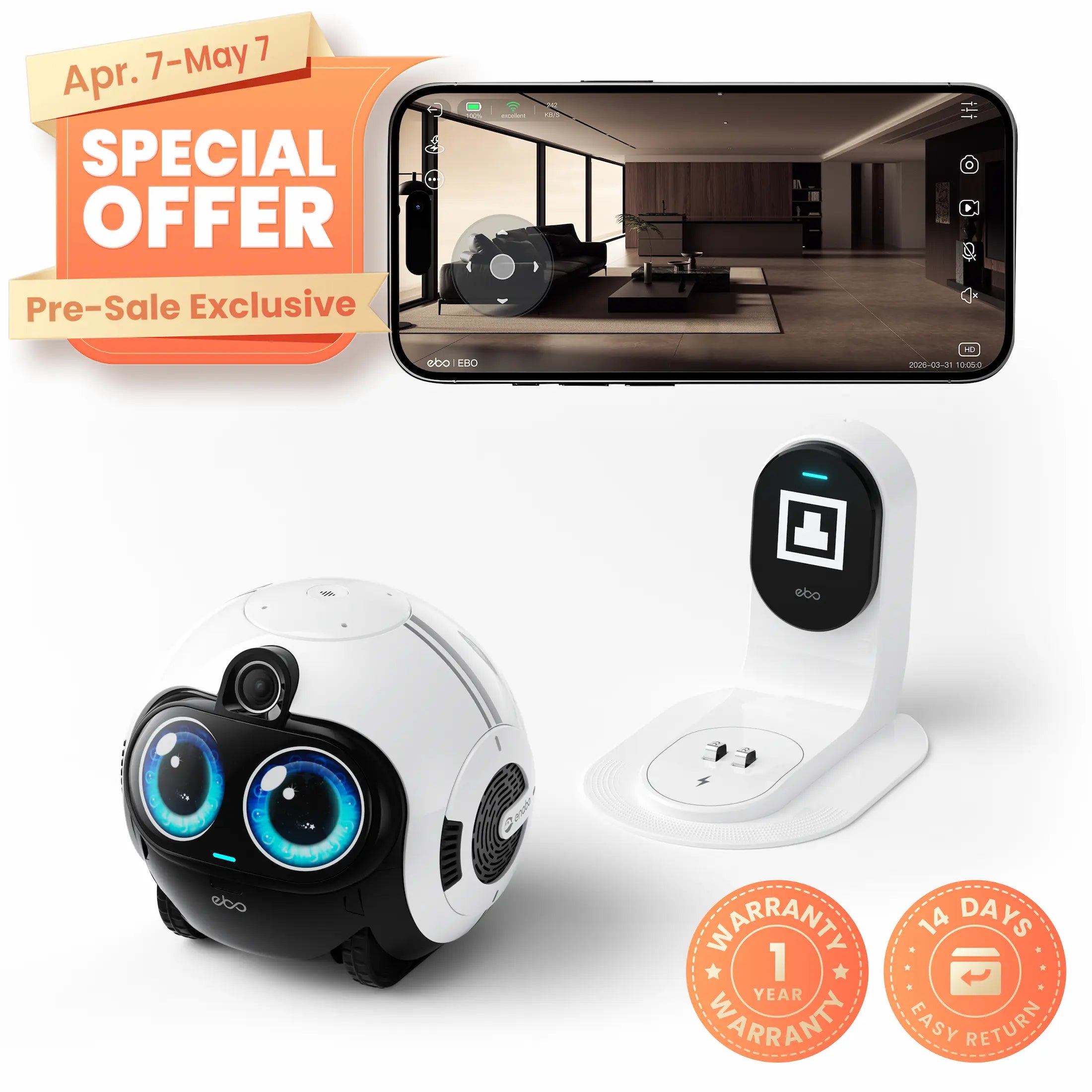 EBO Max FamilyBot (Second Unit in Bundle)
